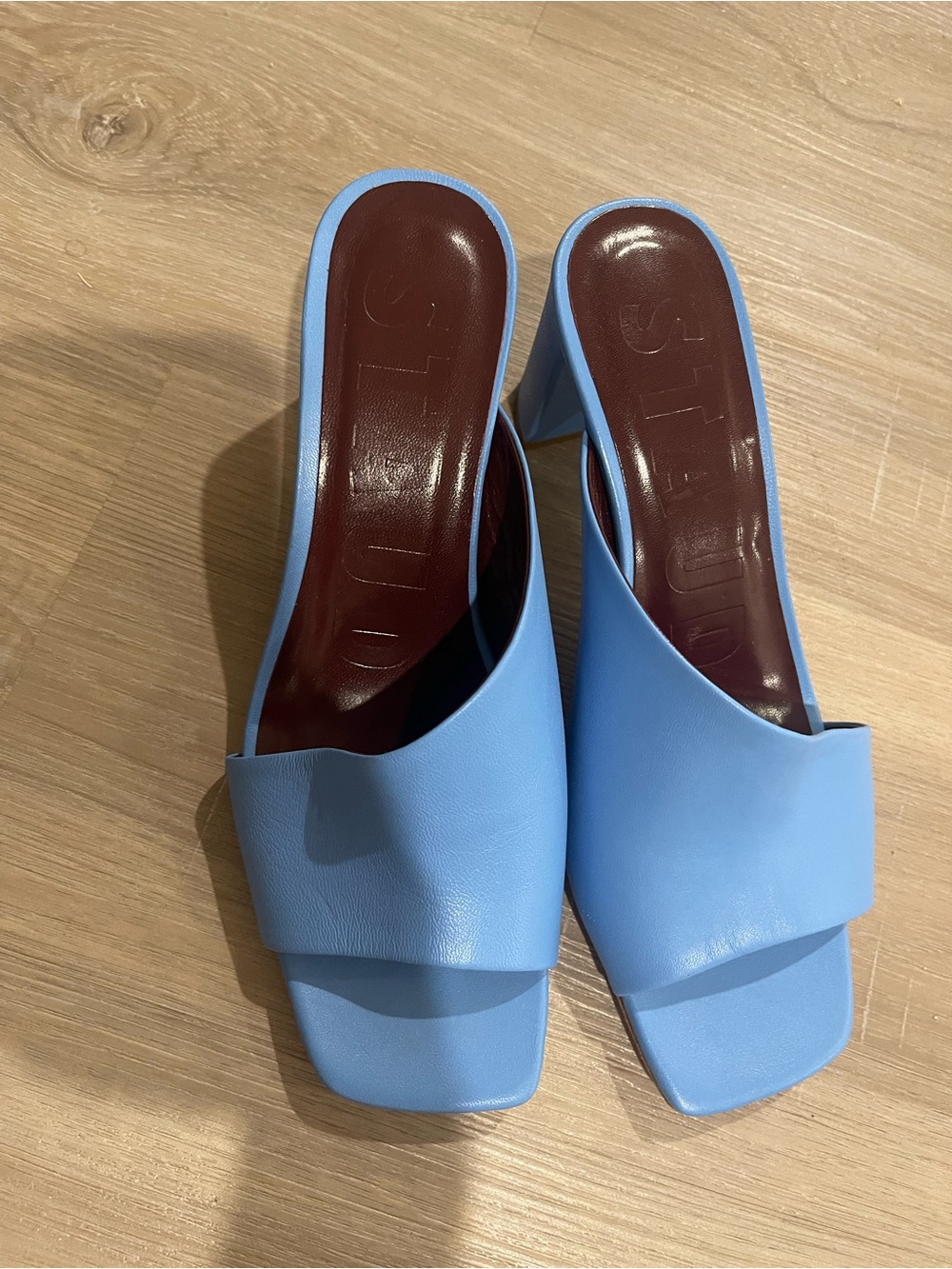 STAUDLight Blue Women’s Slide Heel Mule size 37
